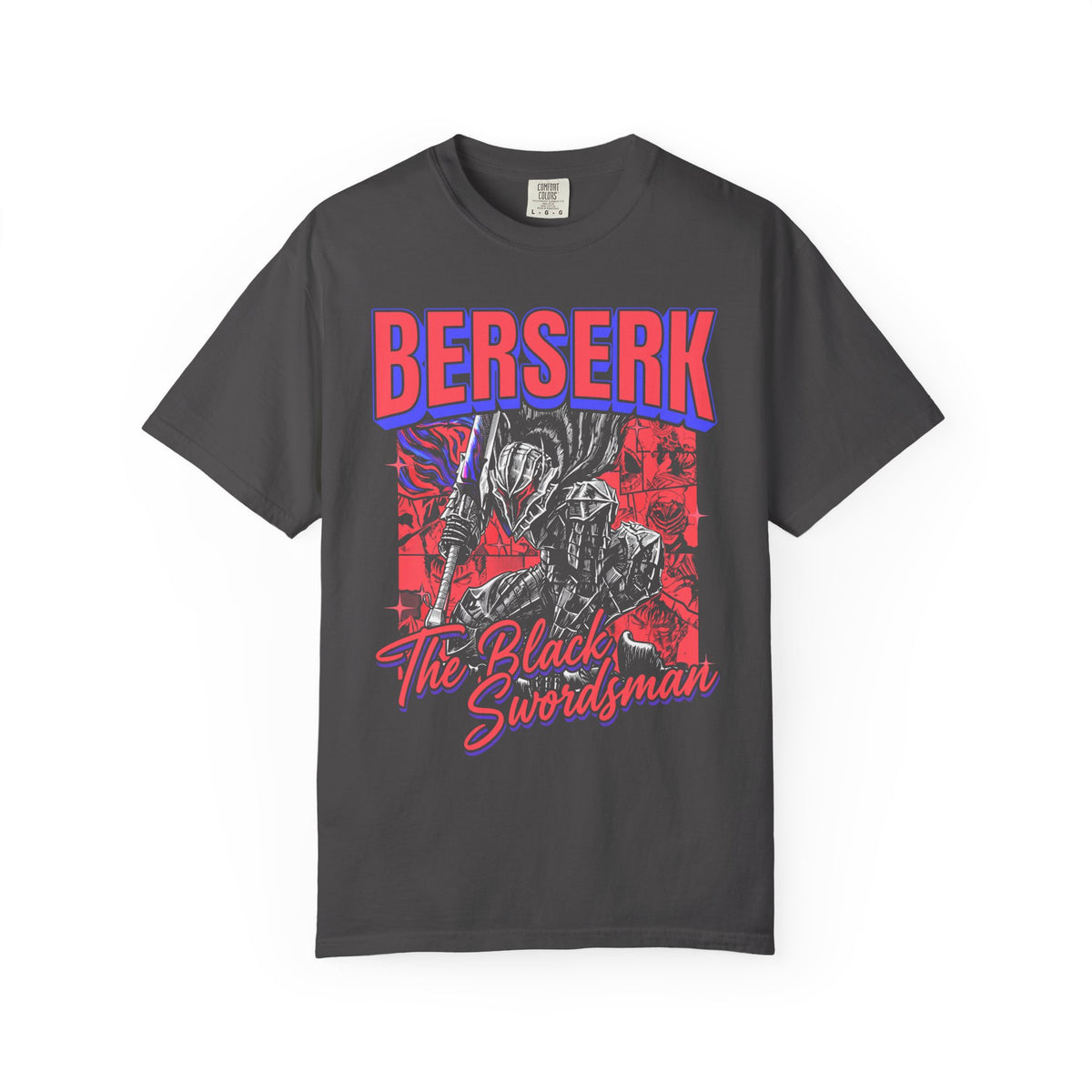 The Black Swordsman Classic Tee | 90s Dark Knight | Manga Gift