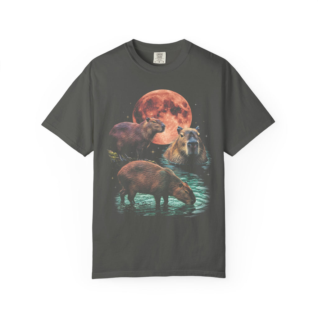 Blood Moon Capybara Classic Tee | Animal Lover | Vintage Bootleg