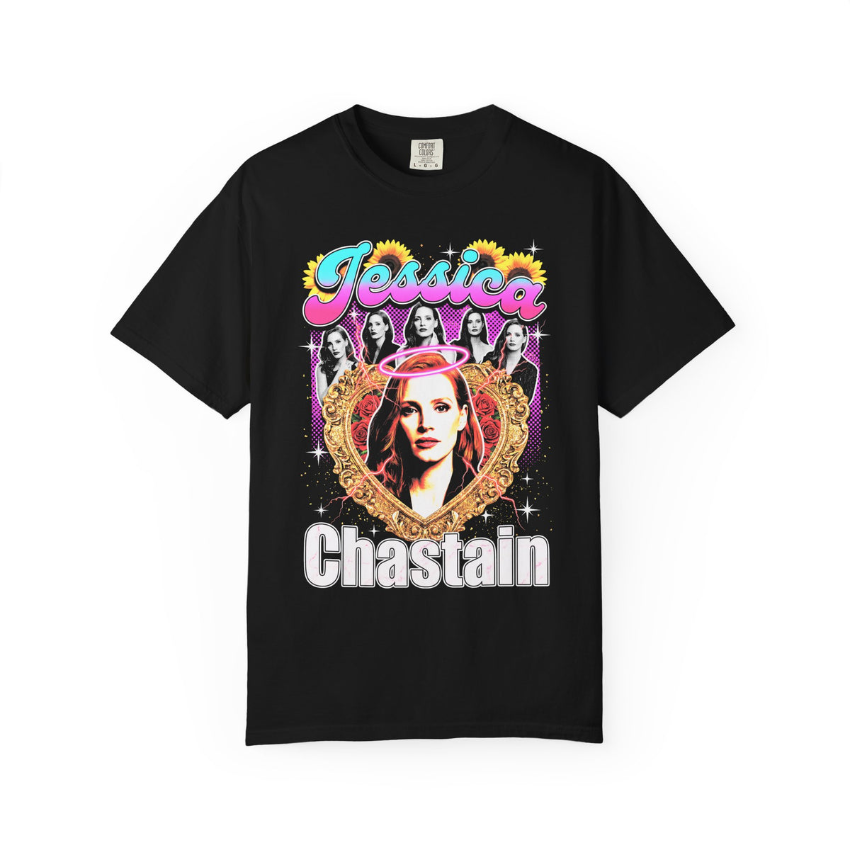 Jessica Chastain Classic Tee | 90s Graphic | Bootleg Style