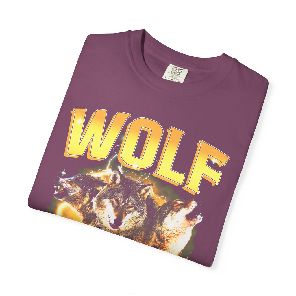 Wolf Lightning Classic Tee | Vintage 90s | Animal Lover Gift