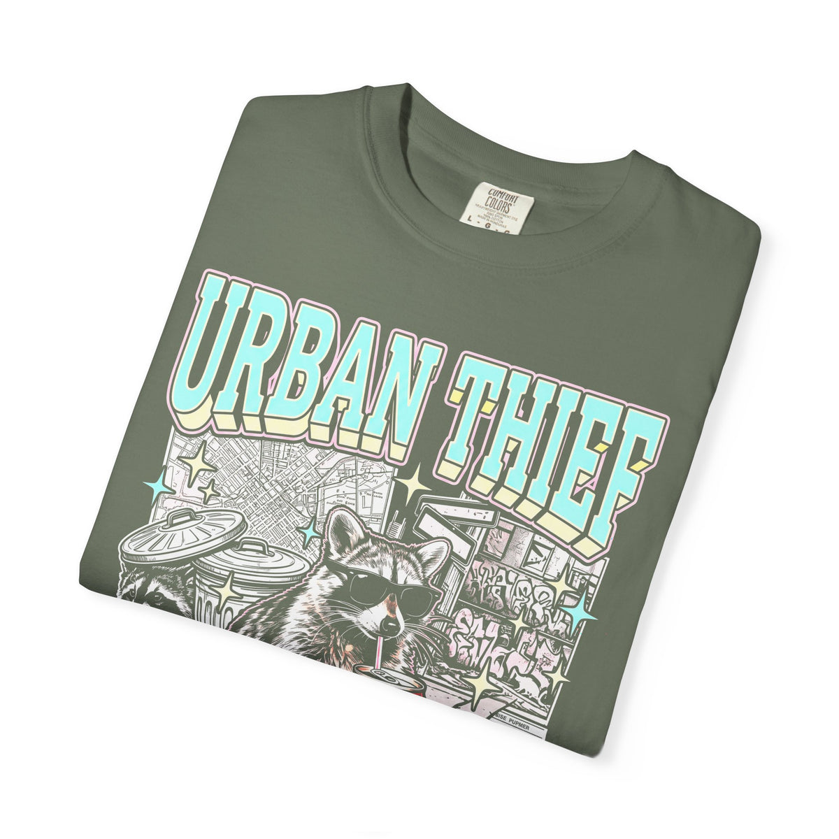 Urban Thief Dr P3pper Raccoon Classic Tee | Vintage Y2k Gift