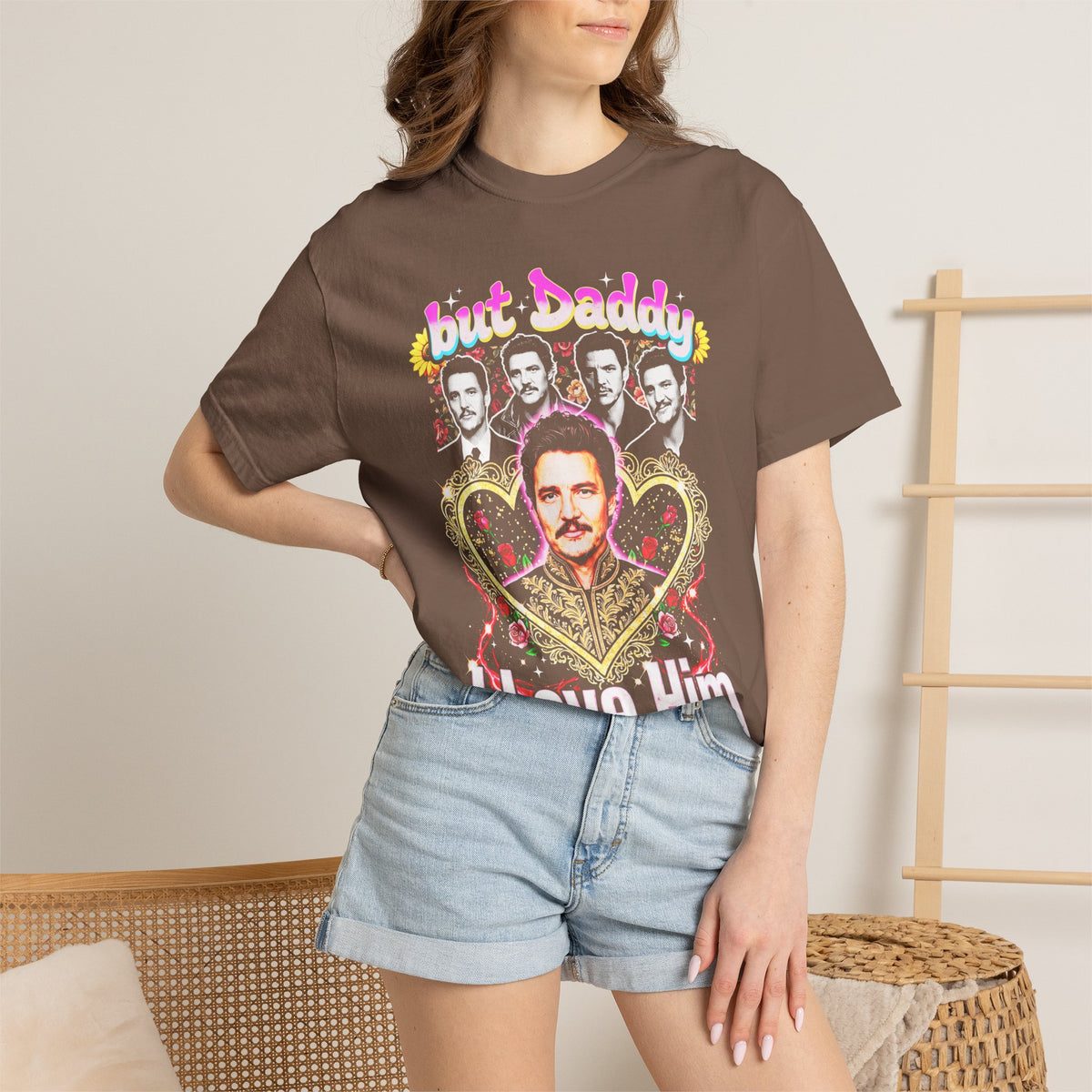 But Daddy I Love Him Pedro Pascal Classic Tee | 90s Vintage