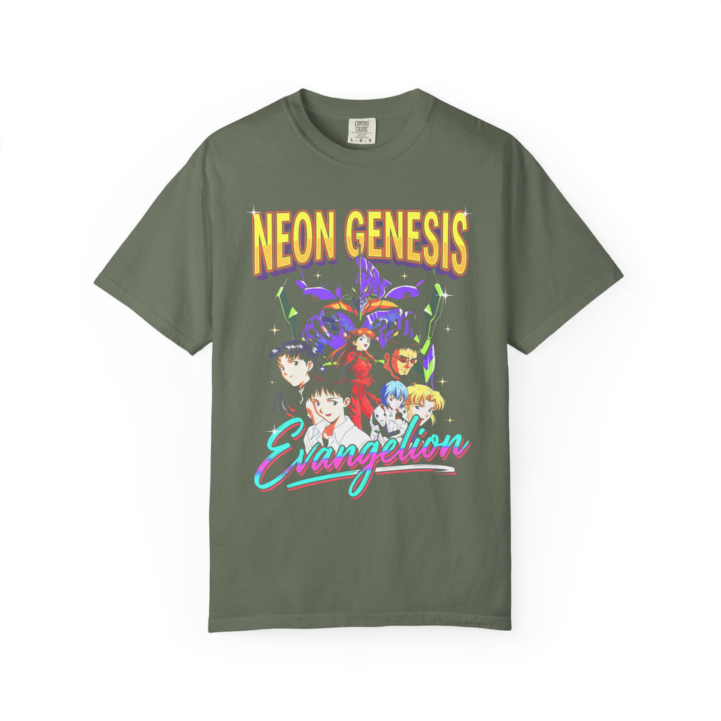 Retro Mecha Pilot Classic Tee | Neon Robot | Sci-Fi Anime Gift