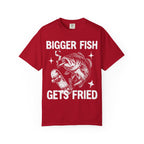 Bigger Fish Gets Fried Classic Tee | Funny Skater | Fish Meme