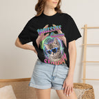 Yass Queen Slay Classic Tee | Psychedelic Cat | Kitten Art