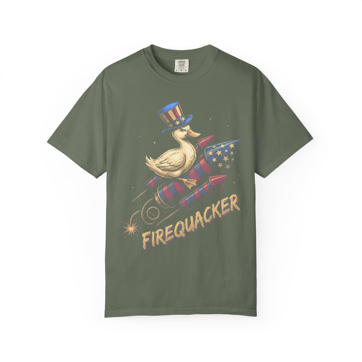 Firequacker Duck Classic Tee | 4th of July | Patriotic Graphic