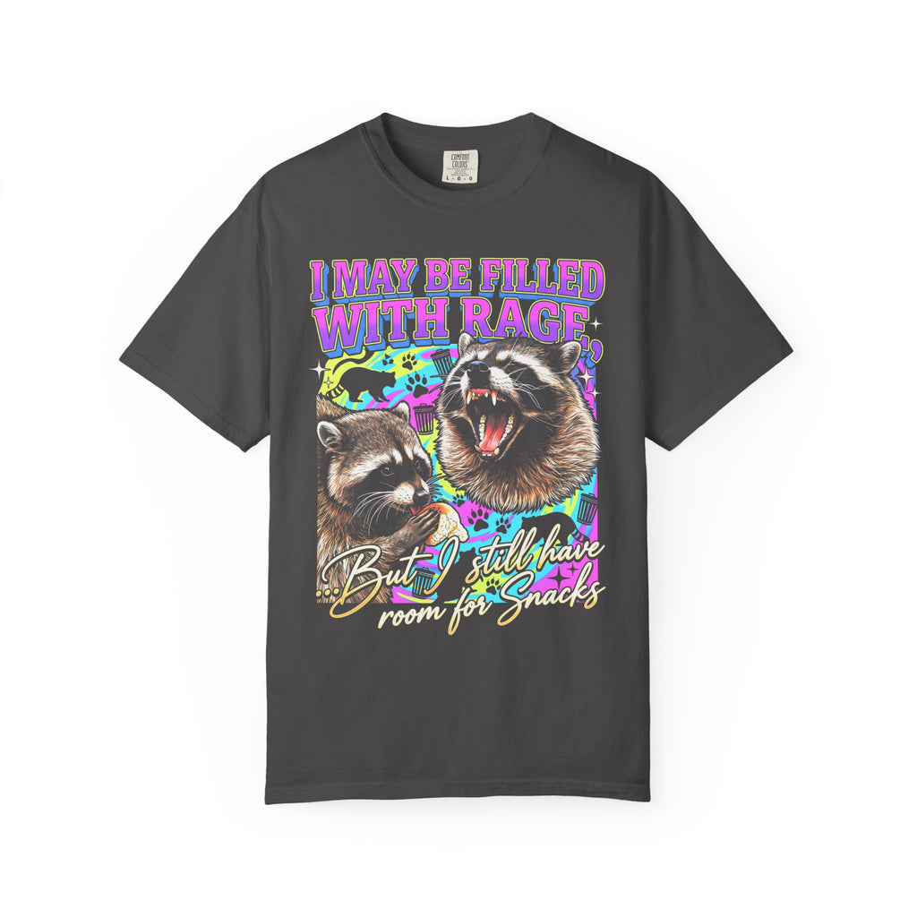 I May Be Filled With Rage Classic Tee | Raccoon Meme Gift