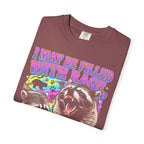 I May Be Filled With Rage Classic Tee | Raccoon Meme Gift