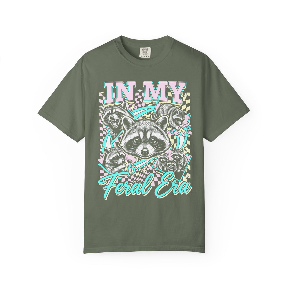 In My Feral Era Raccoon Classic Tee | 90s Vintage | Graphic