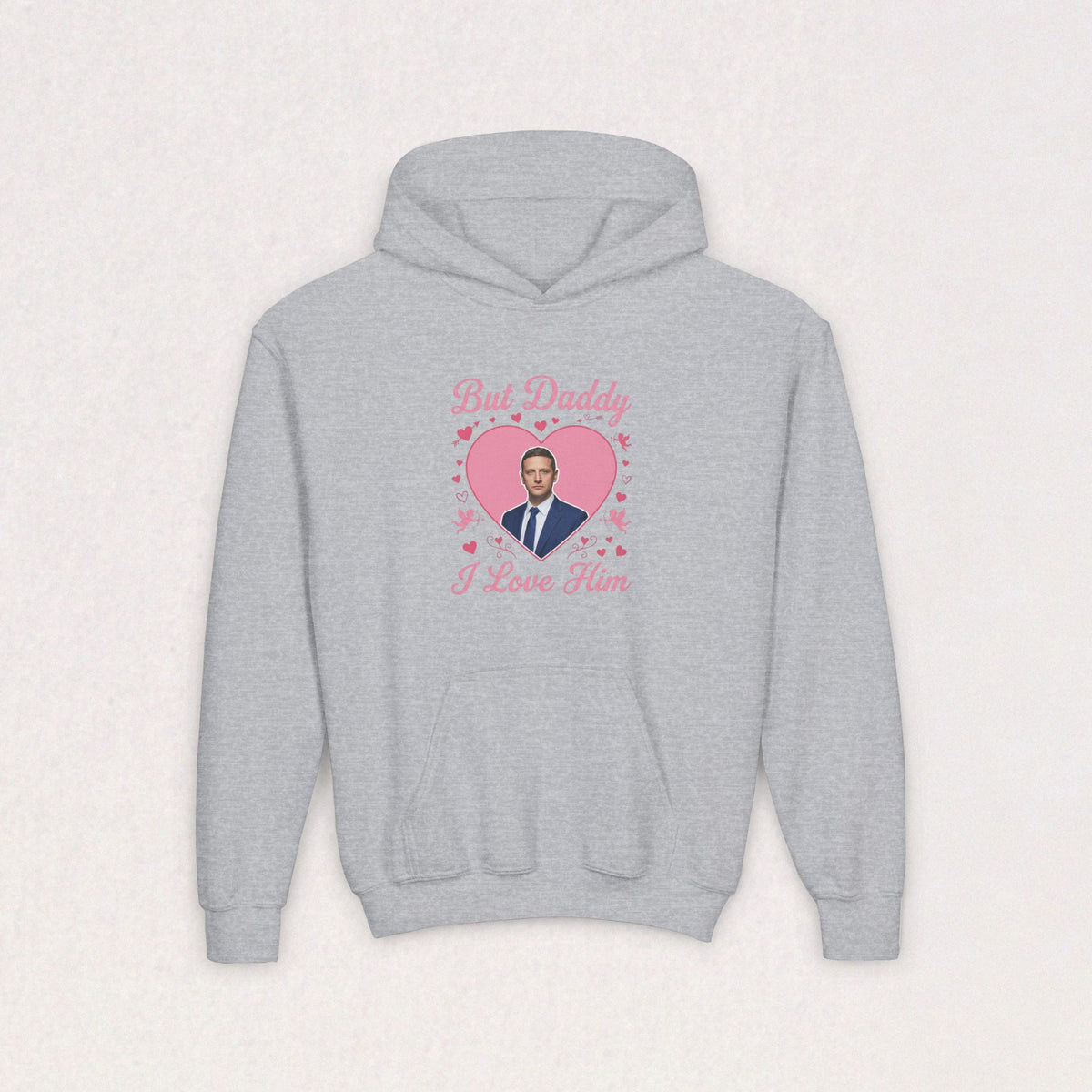 But Daddy I Love Him, Tim Robinson Youth Heavy Blend Hooded Sweatshirt