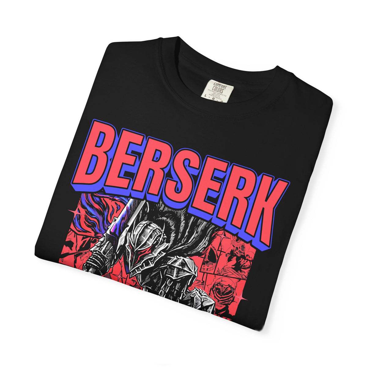 The Black Swordsman Classic Tee | 90s Dark Knight | Manga Gift