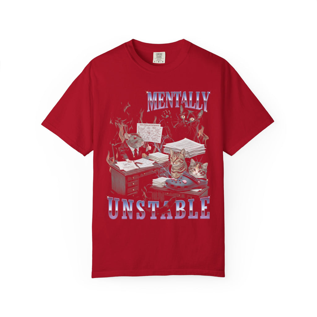 Mentally Unstable Business Rat Classic Tee | Chaos Cat | Absurdist