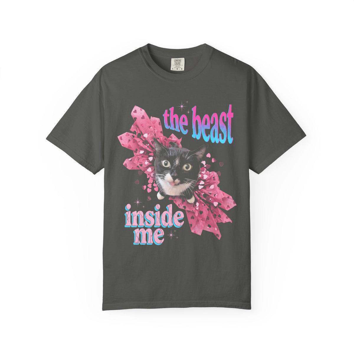 The Beast Inside Me Classic Tee | Tuxedo Cat Cute Meme