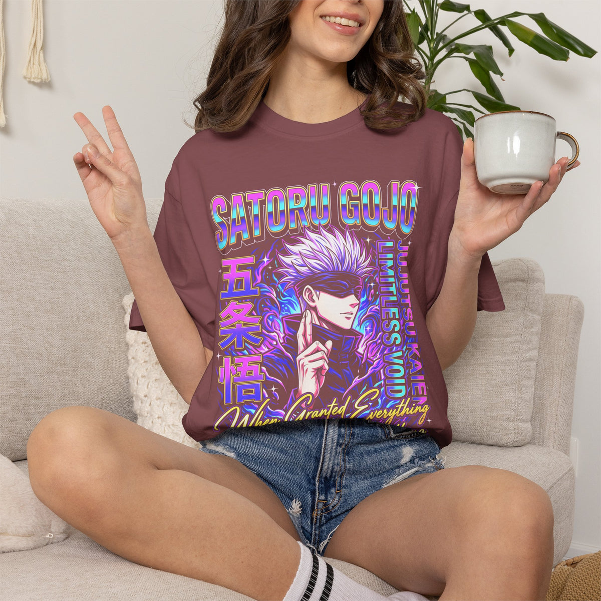 When Granted Everything Classic Tee | Anime Quote Gift