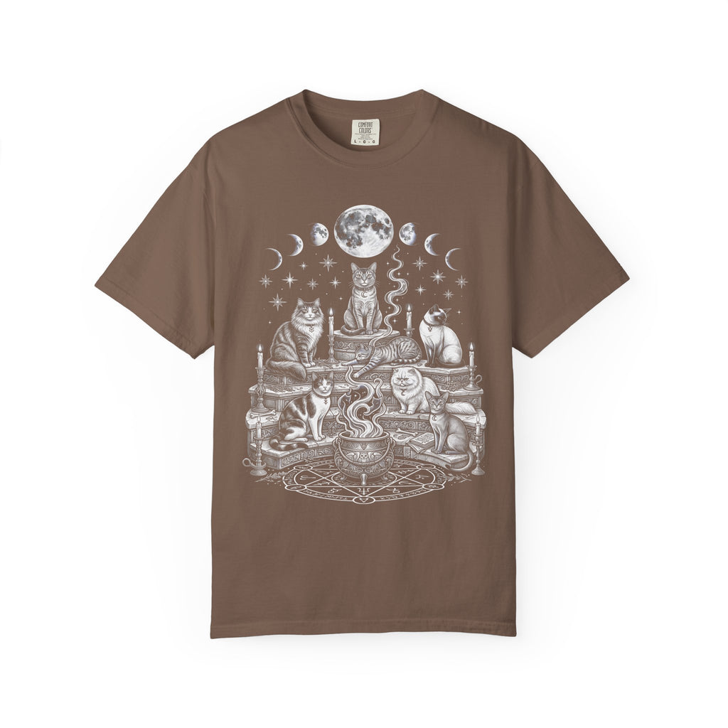 Cats Coven Magic Classic Tee | Gothic Spooky | Moon Cauldron