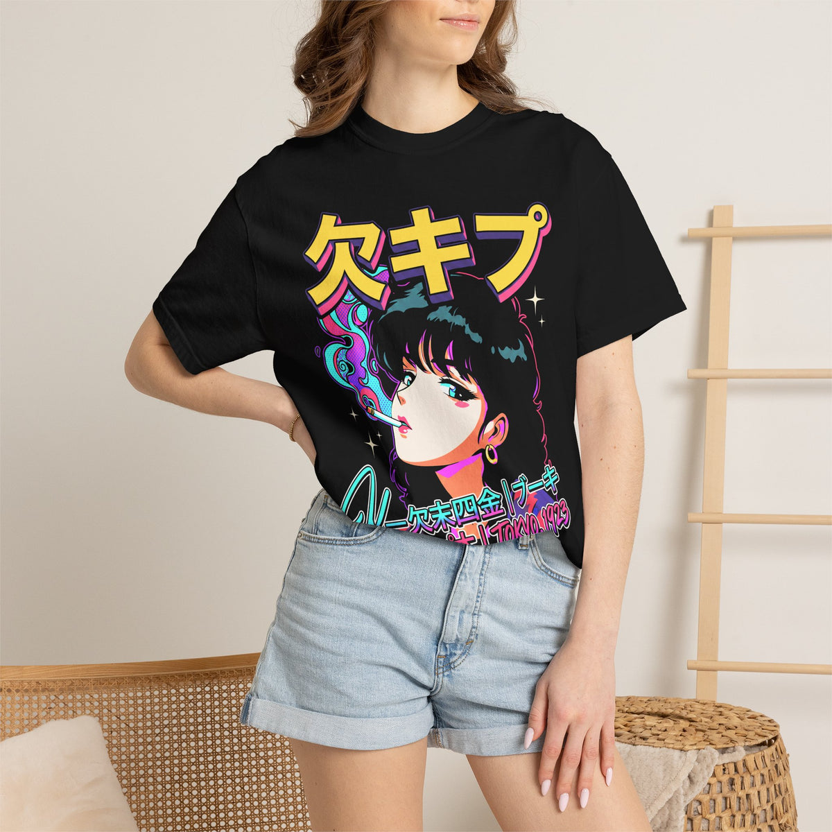 Tokyo 1923 Anime Girl T-Shirt - Japanese Pop Art Graphic Tee