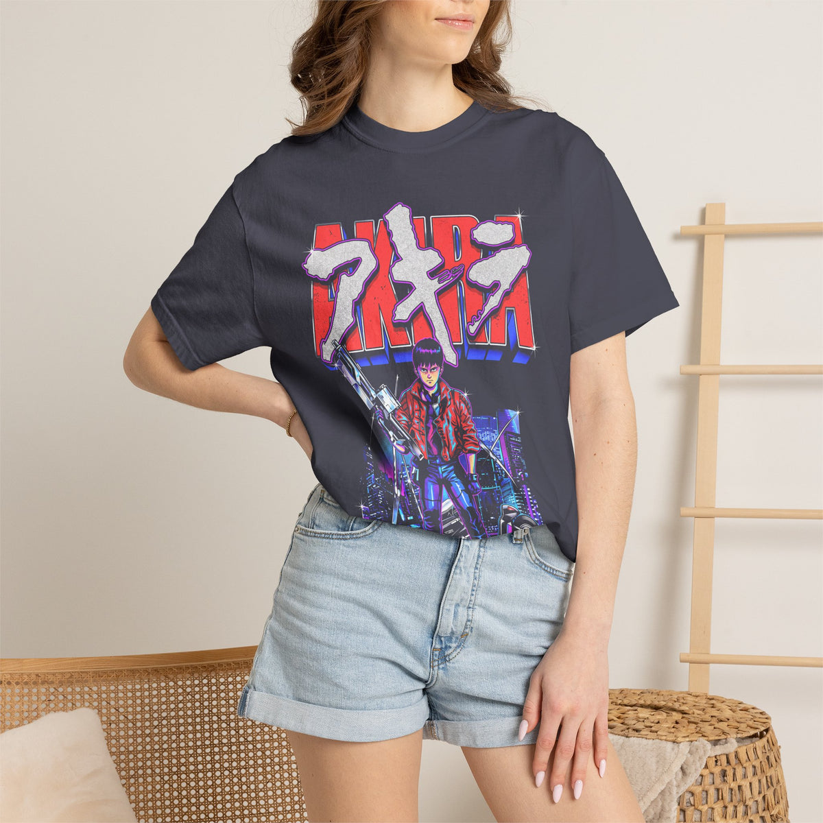 Cyberpunk Biker Classic Tee | Retro Japanese | Biker Gift