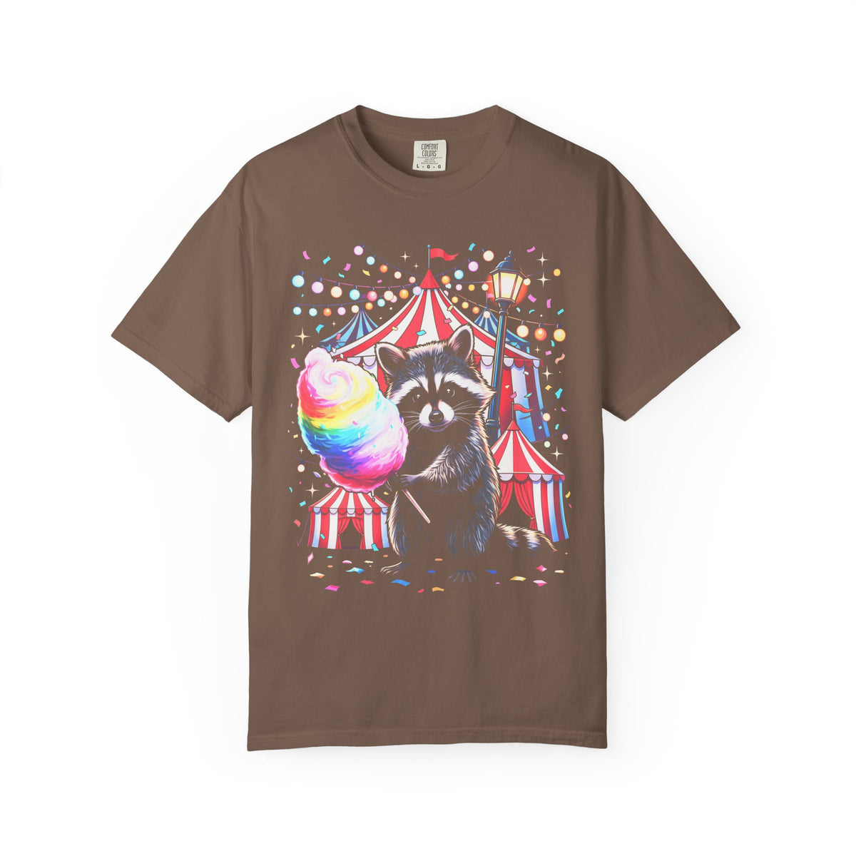 Circus Raccoon Classic Tee | Retro Carnival | Animal Gift