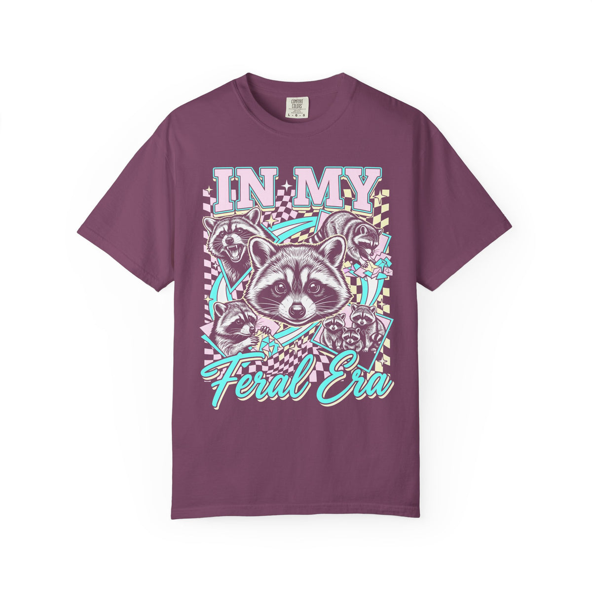 In My Feral Era Raccoon Classic Tee | 90s Vintage | Graphic