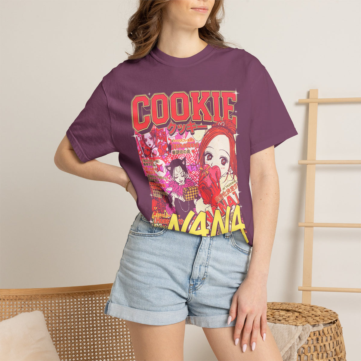 Cookie Japanese Manga Classic Tee | 90s Vintage | Retro Gift