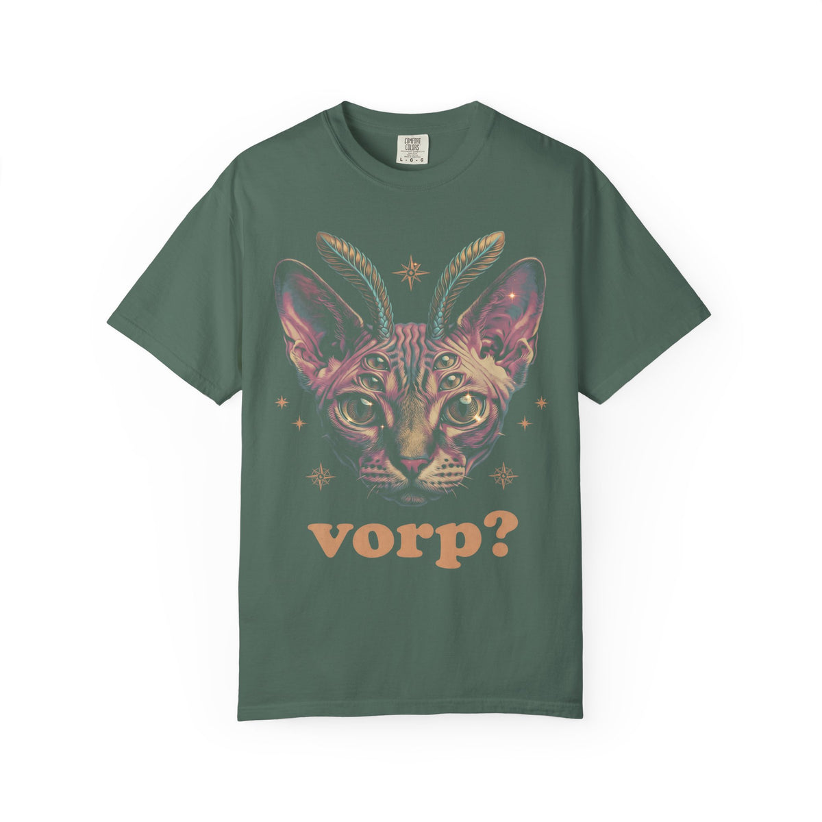 Vorp Alien Cat Classic Tee | Retro Sci-Fi | Sphynx Feline