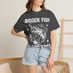 Bigger Fish Gets Fried Classic Tee | Funny Skater | Fish Meme