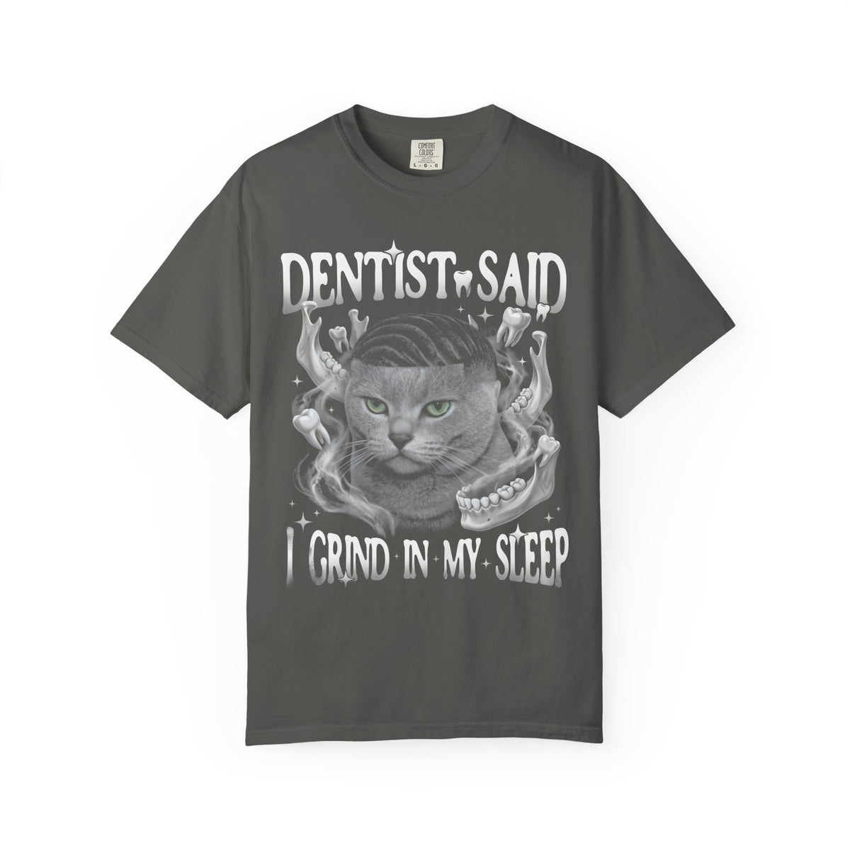 I Grind In My Sleep Cat Classic Tee | Dentist Meme | Funny Waves