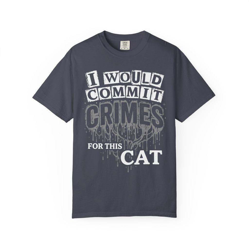 I Would Commit Crimes For This Cat Classic Tee | Gothic Pet Lover