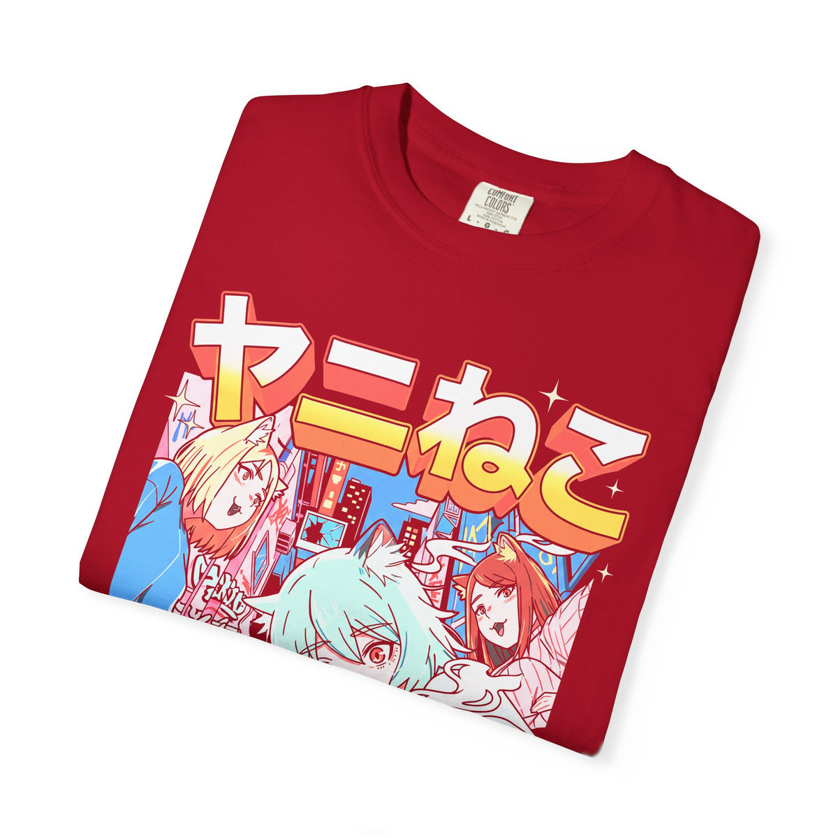 Neko Alley Squad Classic Tee | Anime Cat Girl | Retro Graphic