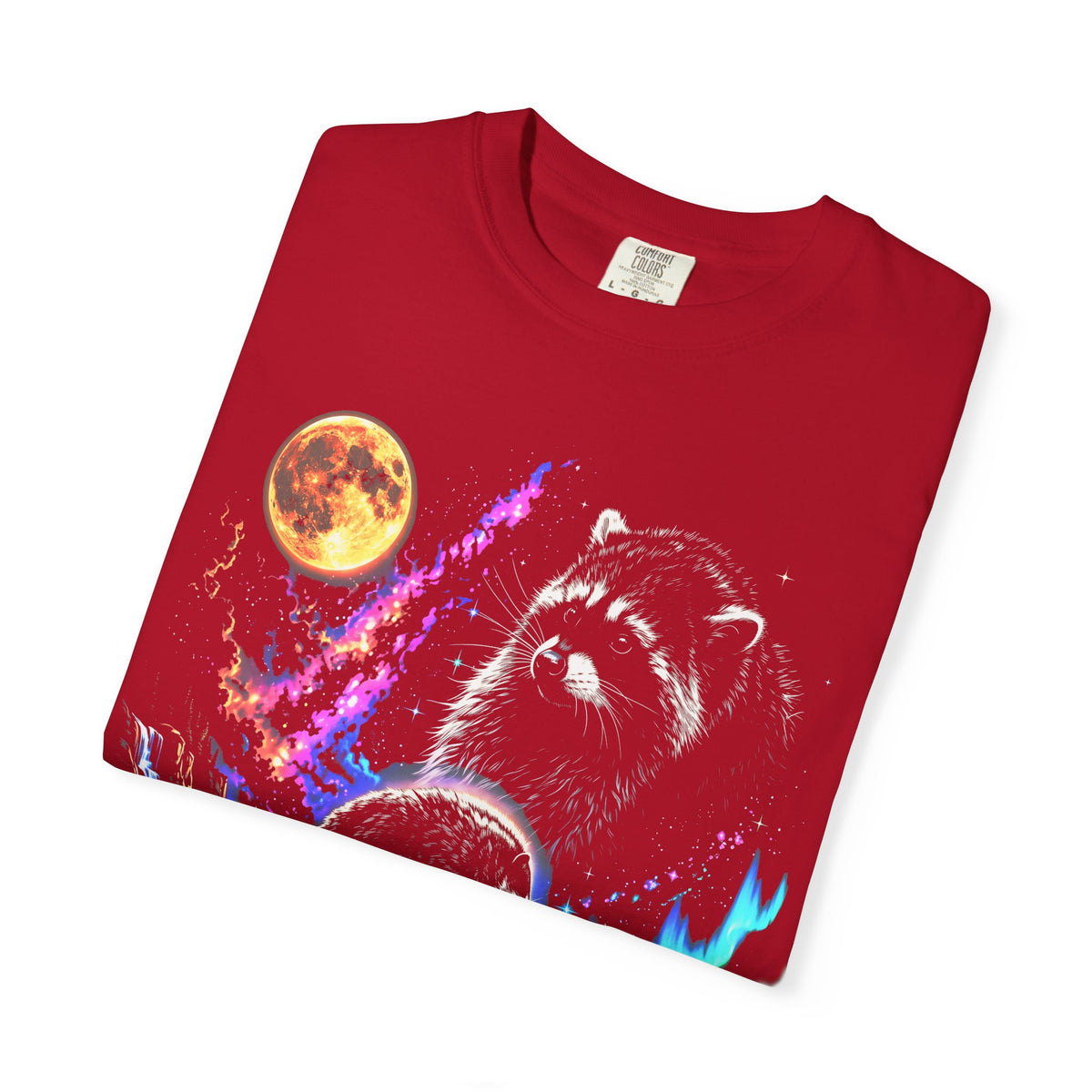 Raccoon Galaxy Classic Tee | 90s Vintage | Space Gift