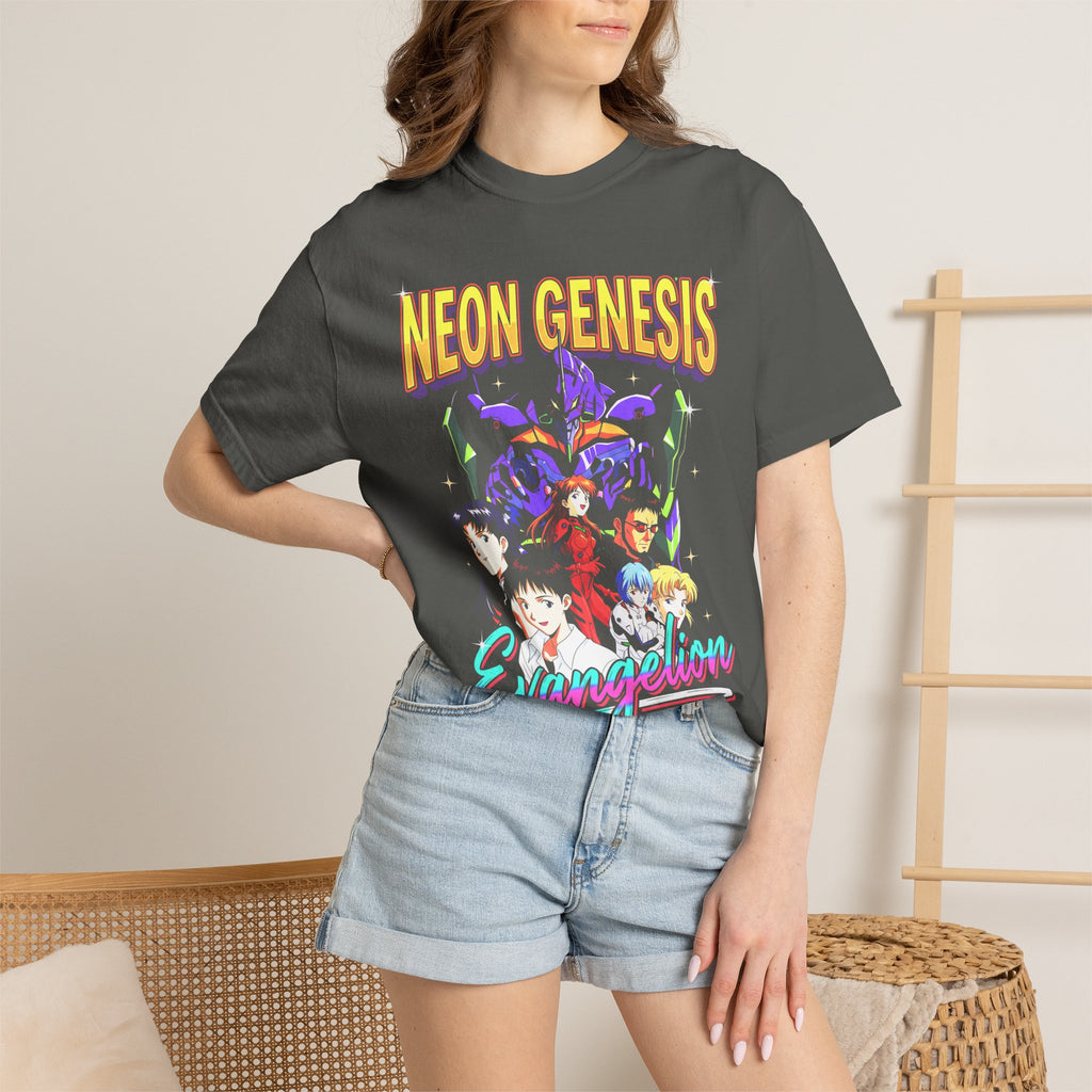 Retro Mecha Pilot Classic Tee | Neon Robot | Sci-Fi Anime Gift