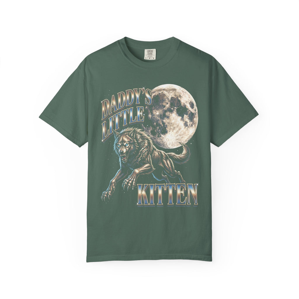 Daddys Little Kitten Classic Tee | Werewolf Moon | Fantasy Art