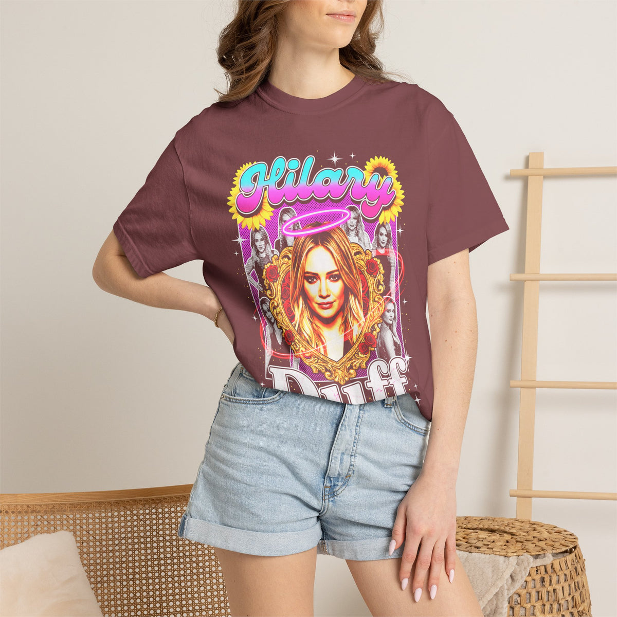 Hilary Duff Classic Tee | 90s Vintage | Pop Singer Gift