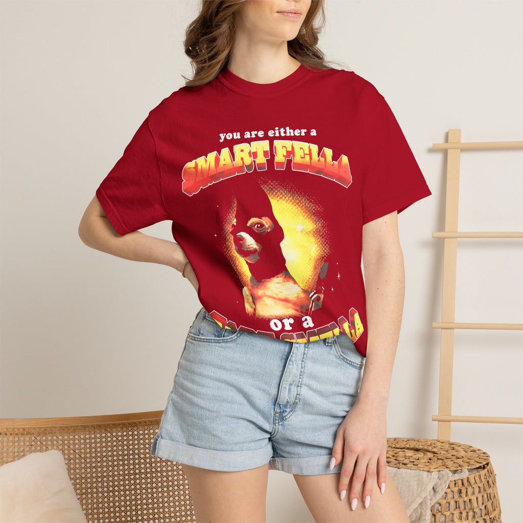 Smart Fella Or Fart Smella Classic Tee | Funny Meme Gift