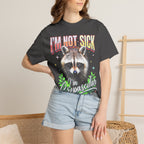 Im Not Sick Crepuscular Raccoon Classic Tee | 90s Retro Graphic