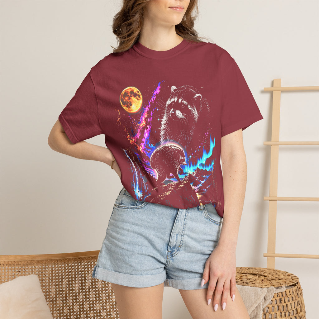 Raccoon Galaxy Classic Tee | 90s Vintage | Space Gift
