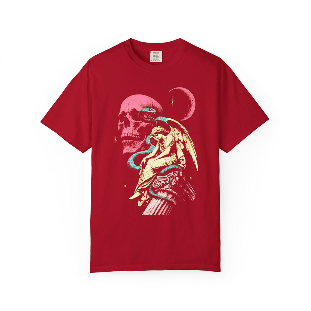 Skull Snake Angel Classic Tee | Retro Gothic | Vintage Gift