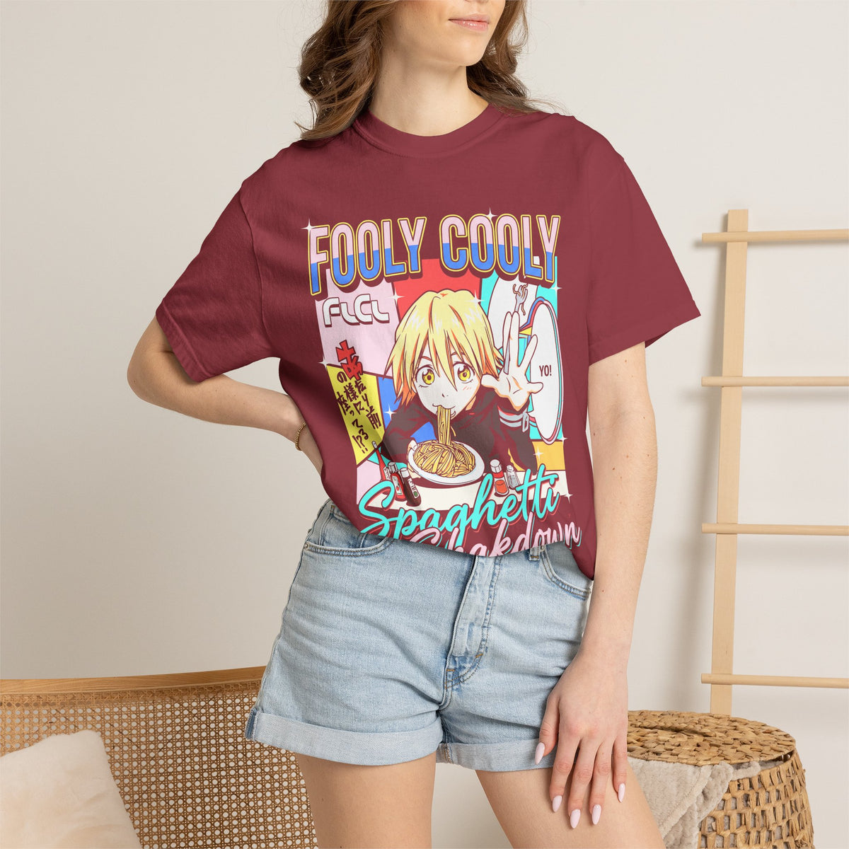Retro Noodle Lover Classic Tee | Anime Boy | Japanese Gift