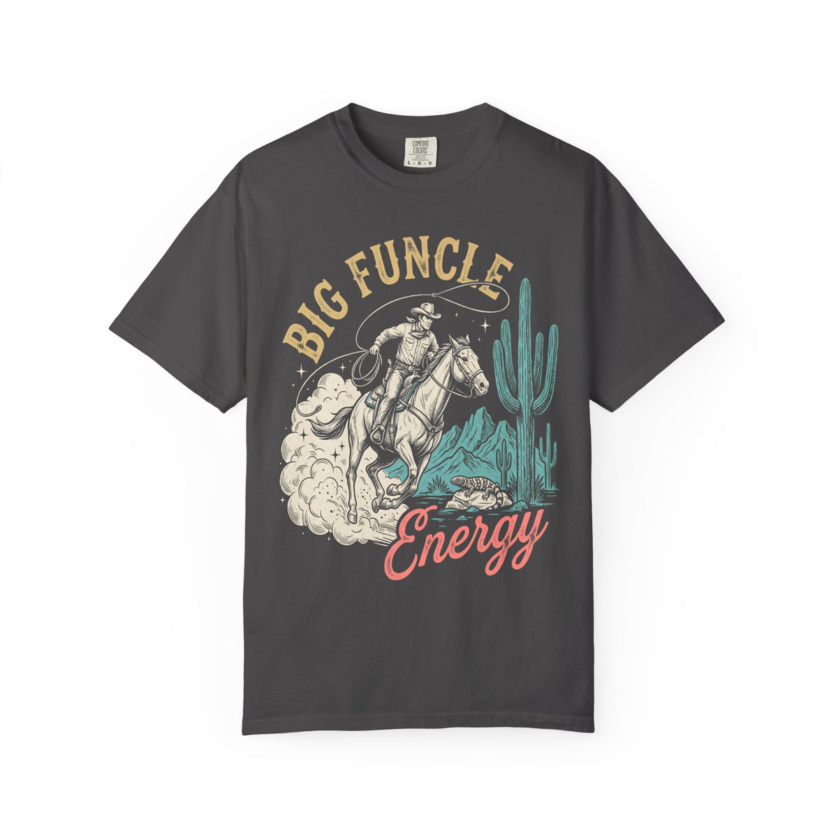 BIG FUNCLE Energy Classic Tee | Vintage Western | Desert Cactus