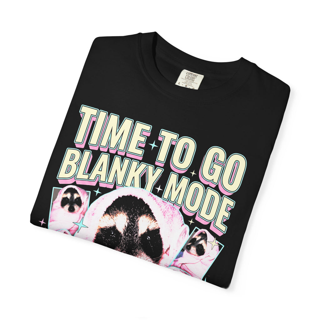 Time To Go Blanky Mode Classic Tee | Goodnight Funny Raccoon