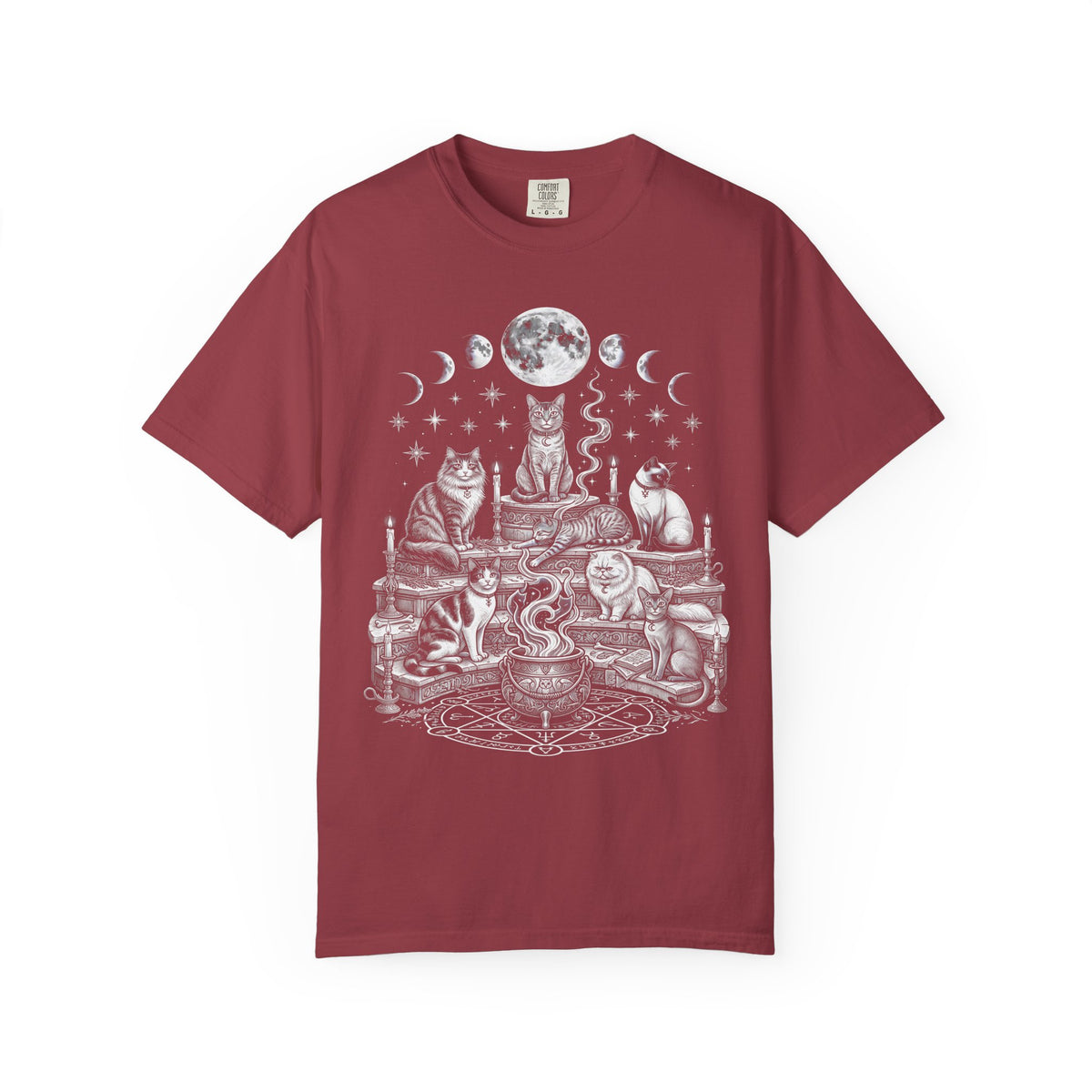 Cats Coven Magic Classic Tee | Gothic Spooky | Moon Cauldron