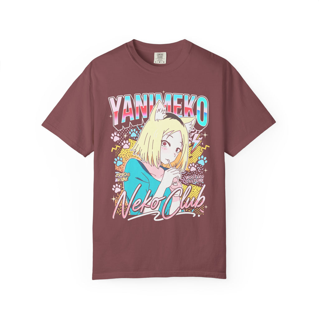 Neko Club Anime Girl Classic Tee | 1990s Vibe | Retro Gift