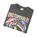 Unstoppable Overthinking Raccoon Classic Tee | 90s Funny Gift