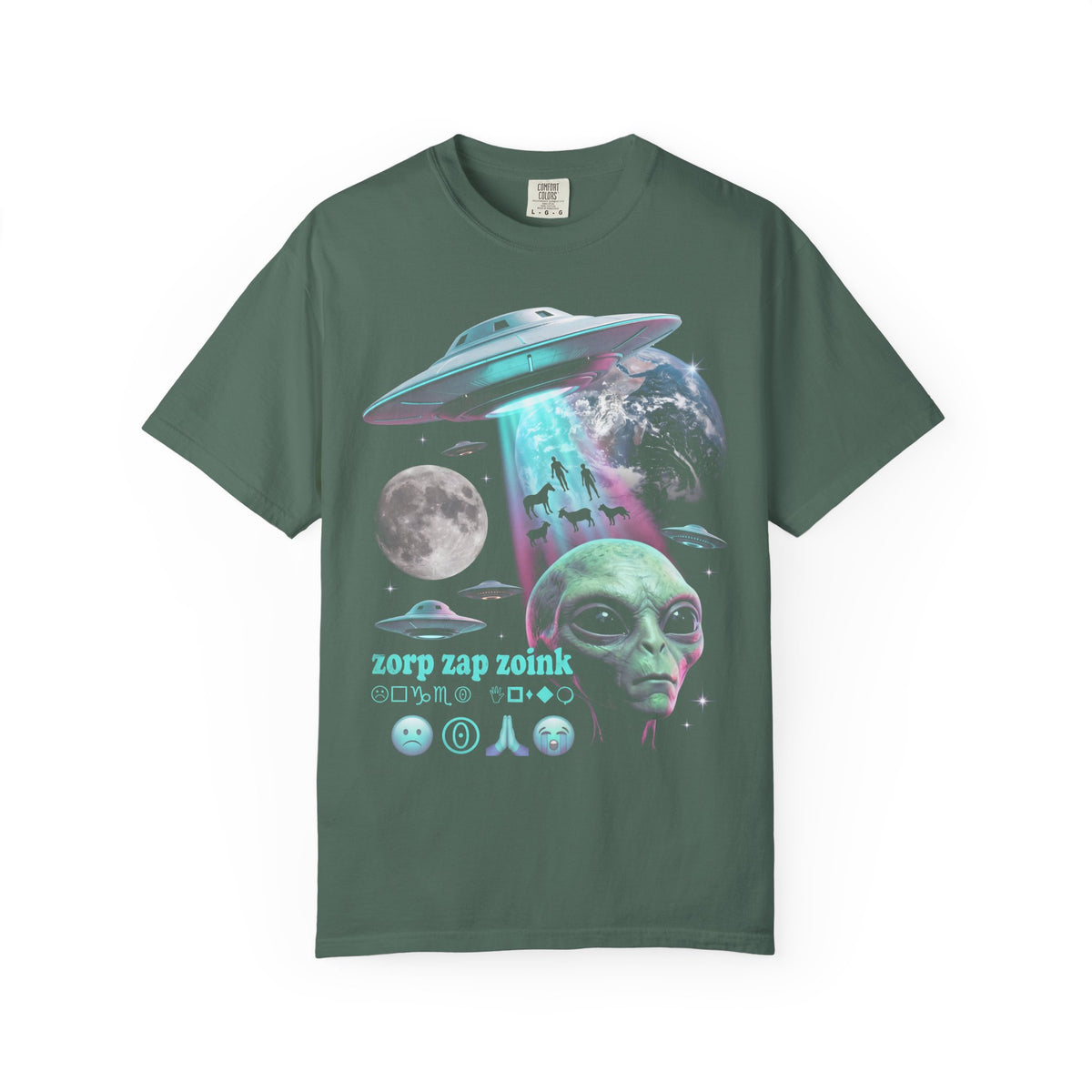 Zorp Zap Zoink Alien Classic Tee | UFO Abduction | Sci-Fi Space
