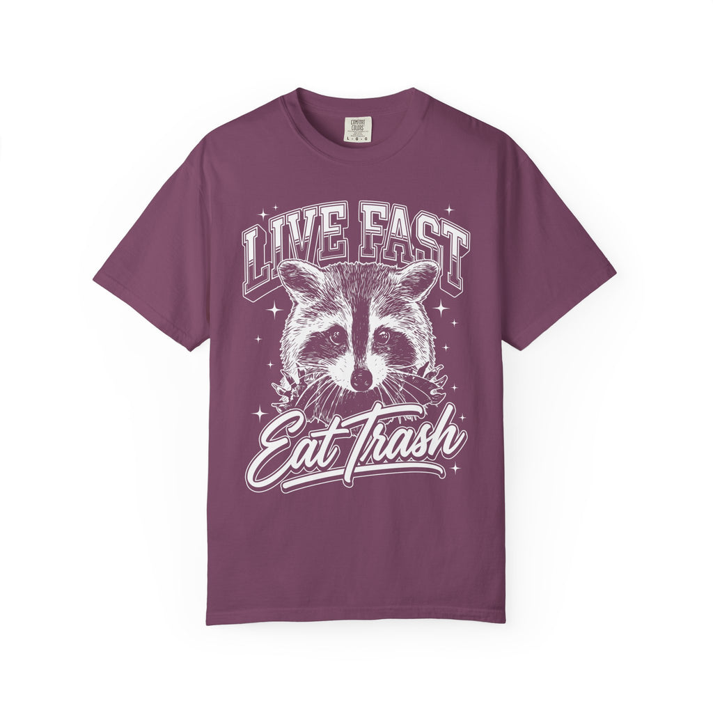 Live Fast Eat Trash Raccoon Classic Tee | Vintage | Funny Gift