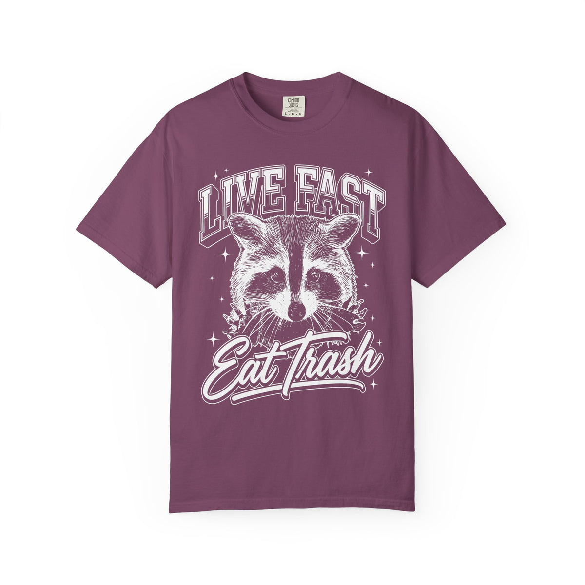 Live Fast Eat Trash Raccoon Classic Tee | Vintage | Funny Gift
