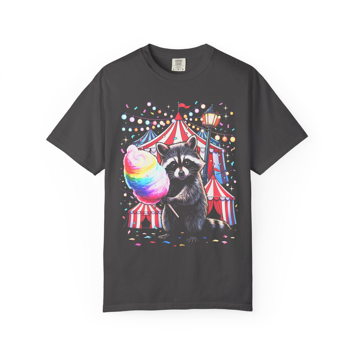 Circus Raccoon Classic Tee | Retro Carnival | Animal Gift