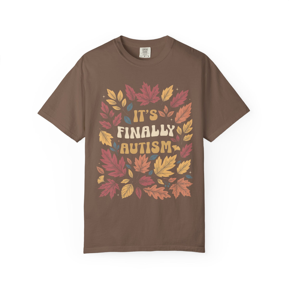 It's Finally Autumn Classic Tee | Fall Leaves | Vintage Floral