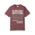 I Would Commit Crimes For This Cat Classic Tee | Gothic Pet Lover
