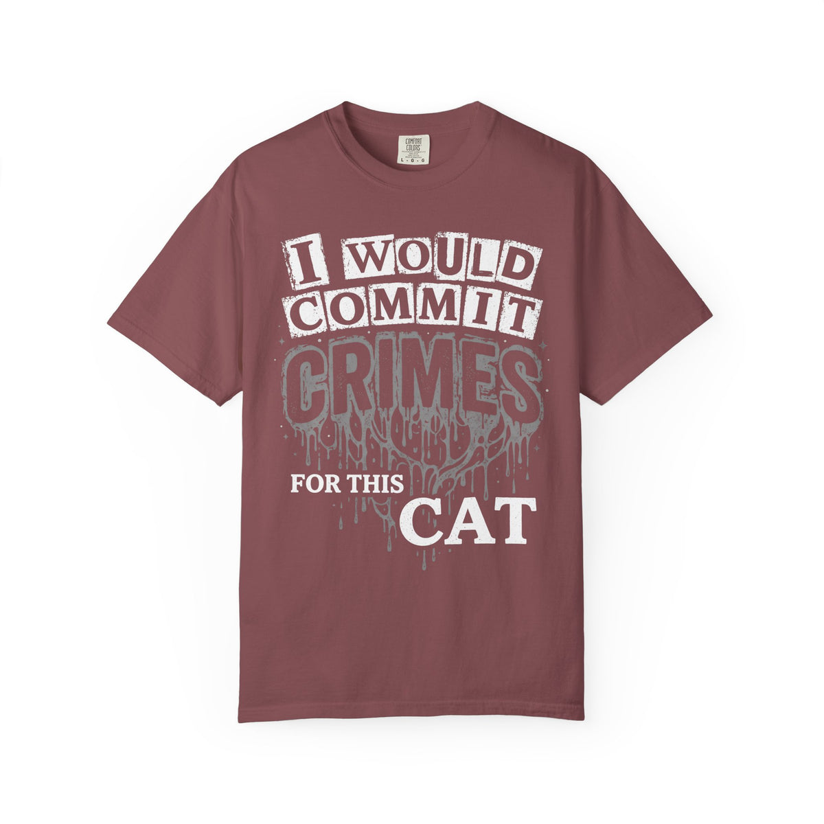 I Would Commit Crimes For This Cat Classic Tee | Gothic Pet Lover